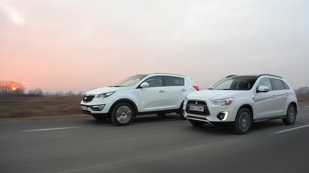 <b>Kia Sportage jest dłuższa od Mitsubishi ASX o 14 cm. To przekłada się na przestronność kabin. Koreański SUV oferuje więcej miejsca.</b>