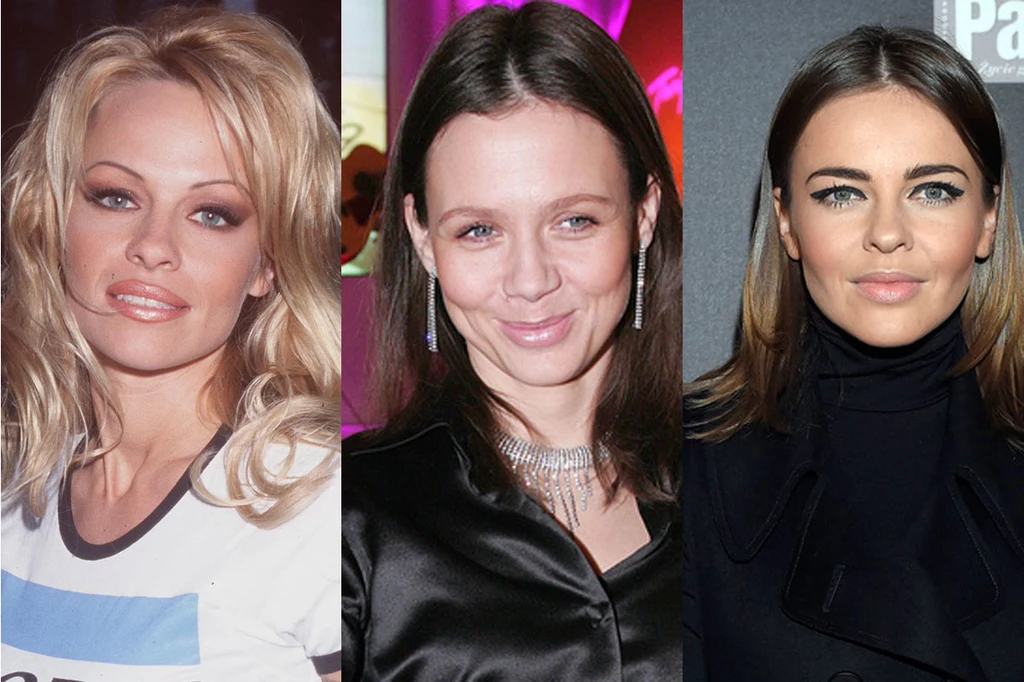 Pamela Anderson (1999), Kinga Rusni (2006), Edyta Herbuś (2014)/ fot. Getty Images, AKPA