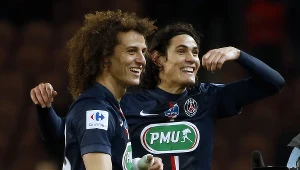 David Luiz i Edinson Cavani