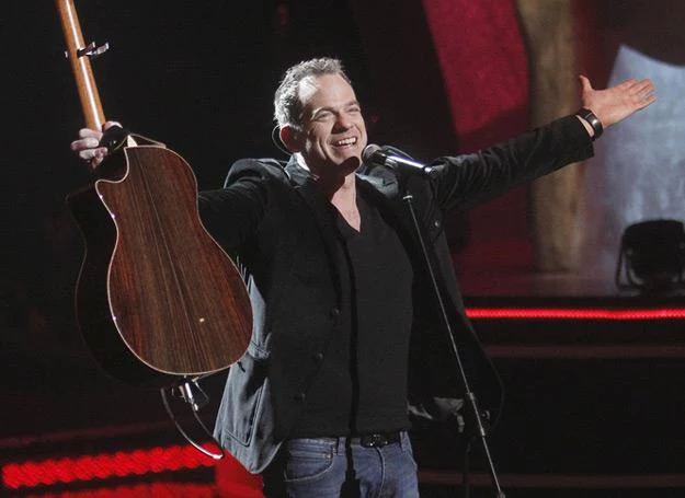 Garou podczas finału "The Voice of Poland"