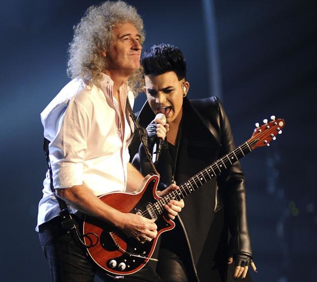 Brian May i Adam Lambert - fot. Ian Gavan