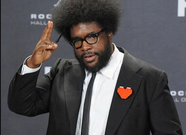 Questlove nie rozstaje się z grzebieniem - fot. Mike Coppola