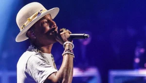 Pharrell na scenie - fot. Rich Polk