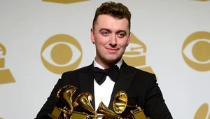 Sam Smith na rozdaniu Grammy 2015 - fot.  Frazer Harrison