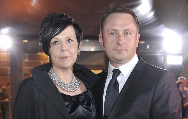 Kamil Durczok z żoną Marianną