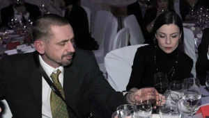 Agata Kulesza z mężem Marcinem na Srebrnych Jabłkach