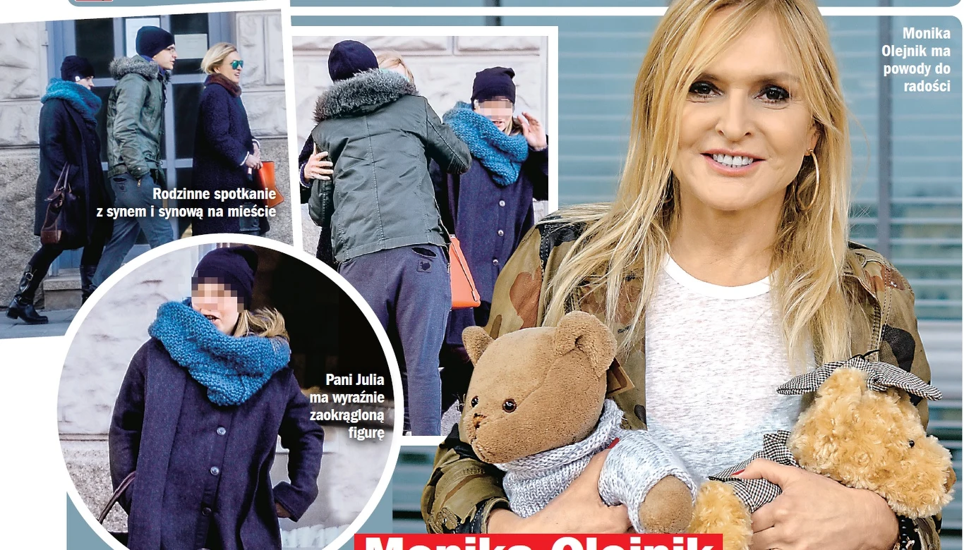 Synowa Olejnik jest wyraźnie zaokrąglona! (Źródło: Życie na Gorąco) Synowa Olejnik jest wyraźnie zaokrąglona! (Źródło: Życie na Gorąco)