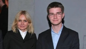 Monika Olejnik z synem