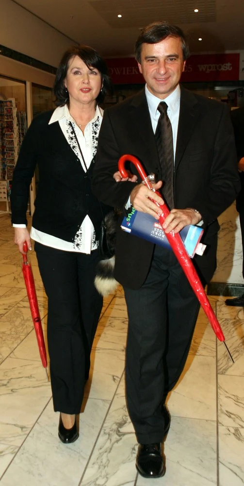 Elżbieta Jaworowicz z Eugeniuszem Mleczakiem Elżbieta Jaworowicz z Eugeniuszem Mleczakiem