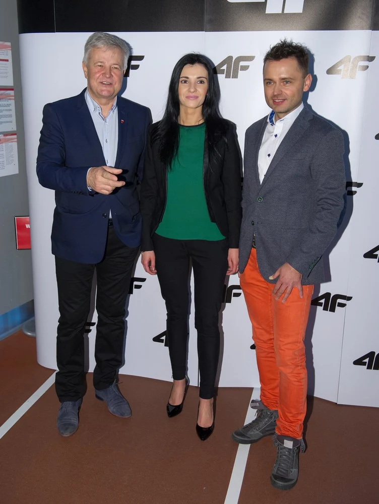 Apoloniusz Tajner z Izabelą Podolec