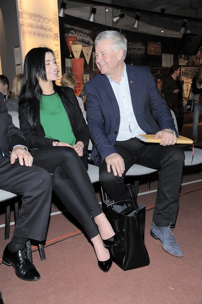 Apoloniusz Tajner z Izabelą Podolec