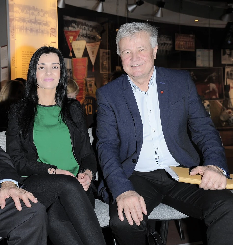 Apoloniusz Tajner z Izabelą Podolec