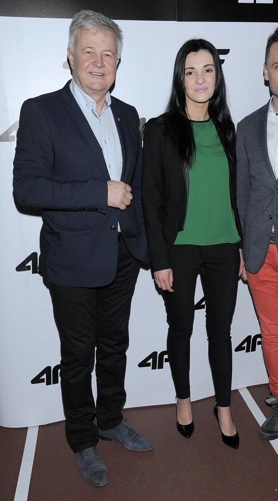 Apoloniusz Tajner z Izabelą Podolec