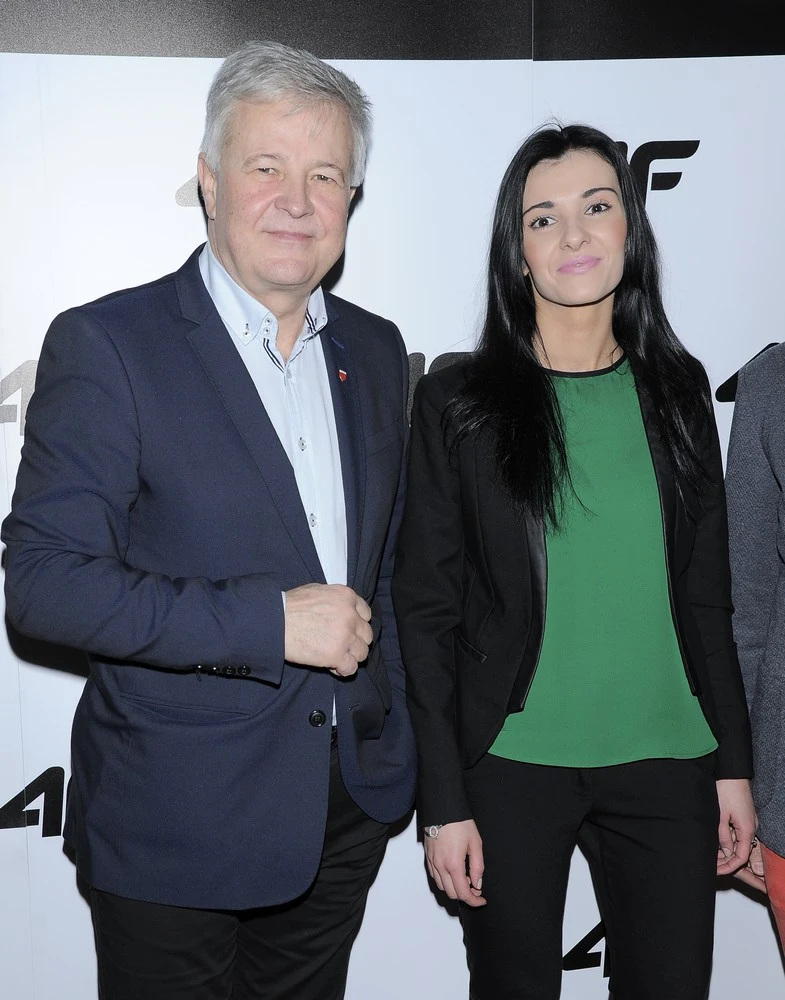 Apoloniusz Tajner z Izabelą Podolec