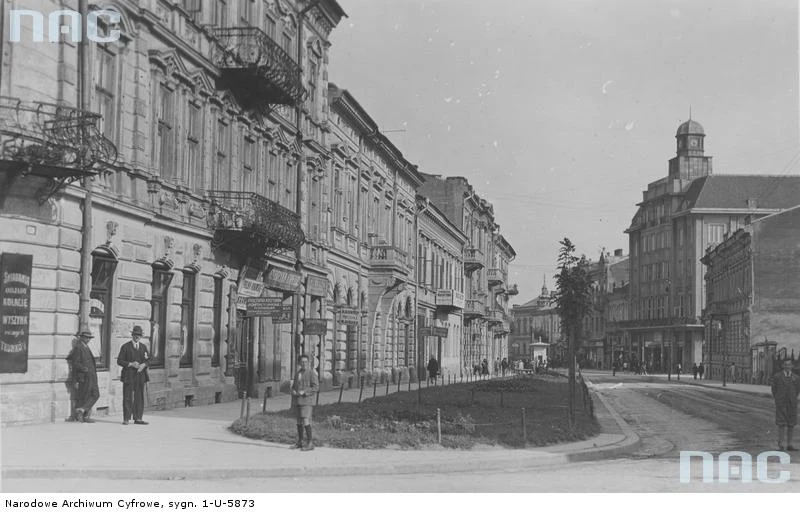Stanisławów. Ulica Sobieskiego, 1933