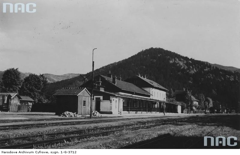 Skole - stacja kolejowa, 1931