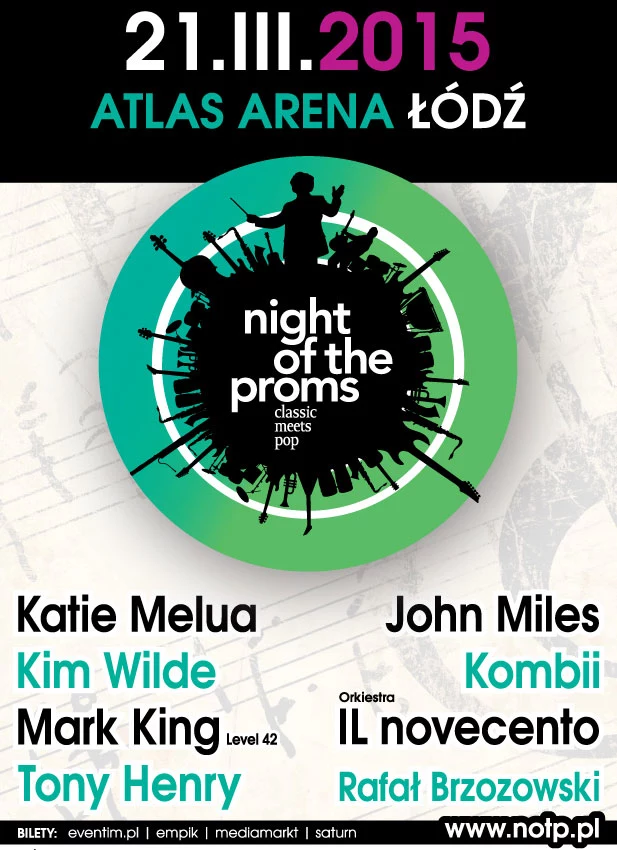 Zapraszamy na „Night of the Proms” 21 marca do łódzkiej Atlas Areny