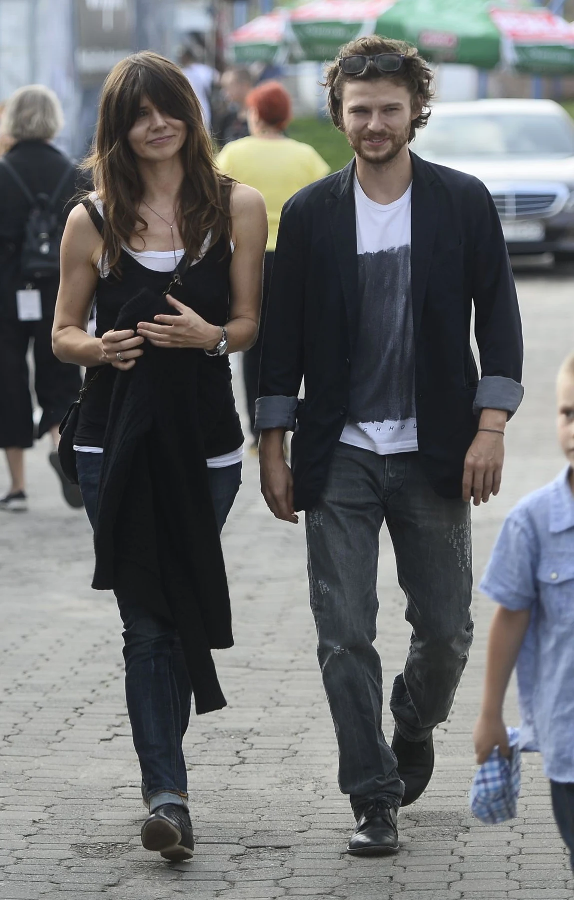 Małgorzata Szumowska ze swoim mężem Mateuszem Kościukiewiczem Małgorzata Szumowska ze swoim mężem Mateuszem Kościukiewiczem