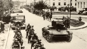 Brześć Litewski, 23.09.1939. Wspólna defilada Niemców i Sowietów