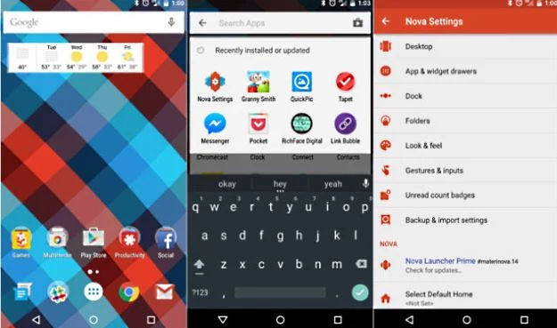 Nova Launcher Beta - tak wygląda nowy 