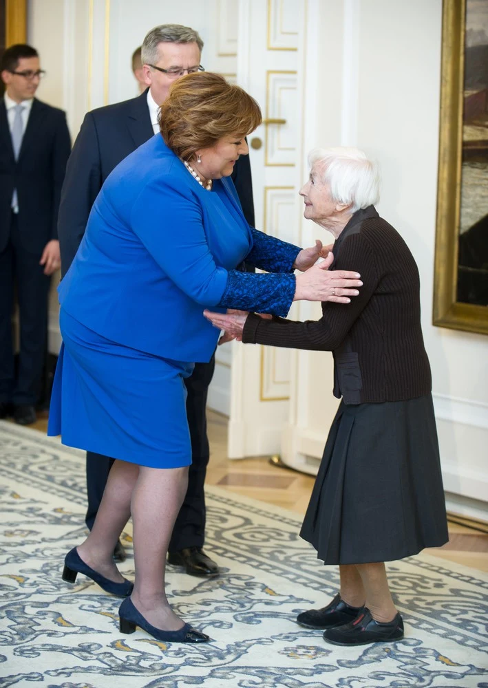 Danuta Szaflarska odznaczona została ostatnio Orderem Odrodzenia Polski