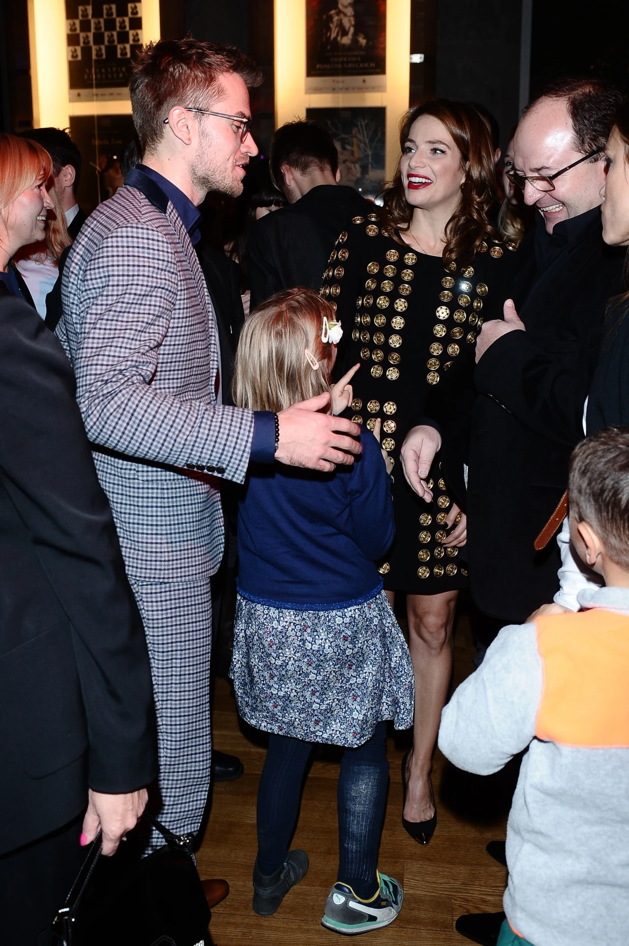 Anna Dereszowska z partnerem i córeczką Anna Dereszowska z partnerem i córeczką