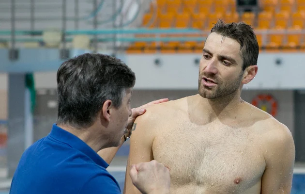 Maciej Dowbor podczas treningu Maciej Dowbor podczas treningu