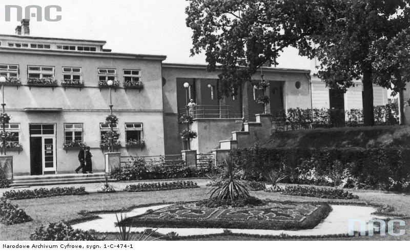 Zdrojowisko Morszyn - budynek Łazienek borowinowych, 1936