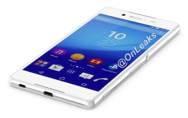 Sony Xperia Z4.   Fot. @onleaks