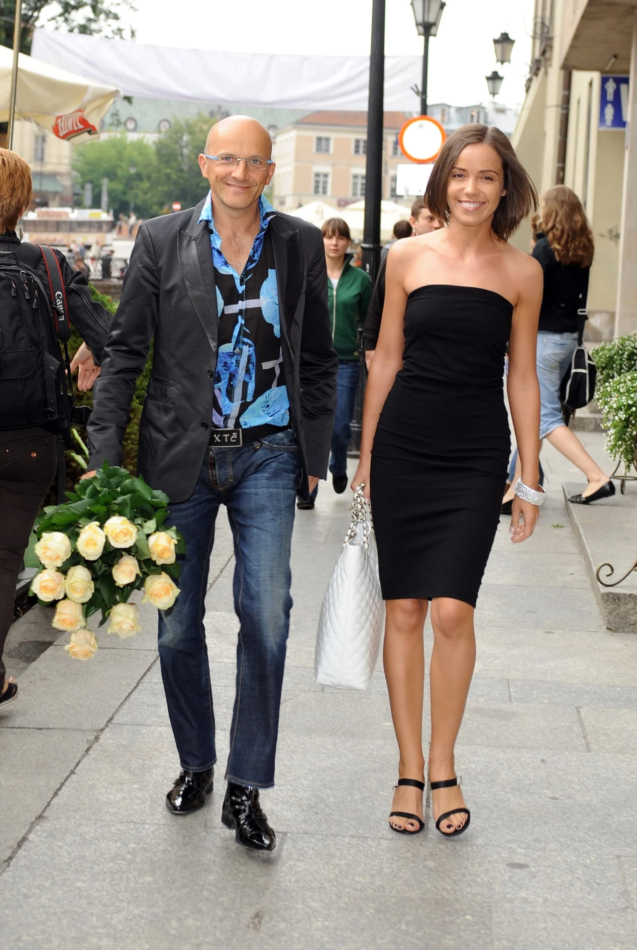 Robert Rozmus z byłą żoną Ewą