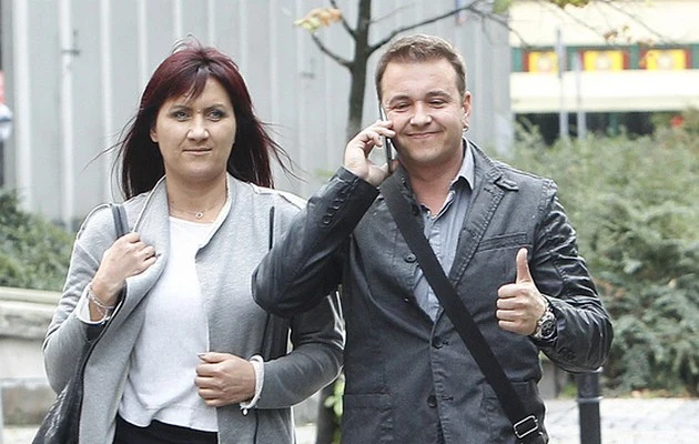 Radek Liszewski z żoną Radek Liszewski z żoną