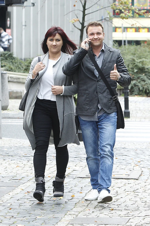 Radek z żoną Radek z żoną