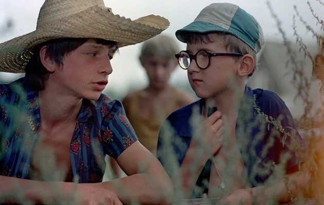 Bogdan Izdebski (z lewej) w filmie "Motyle"