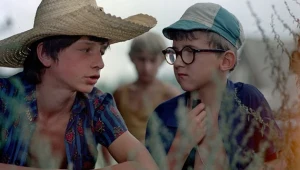 Bogdan Izdebski (z lewej) w filmie "Motyle"