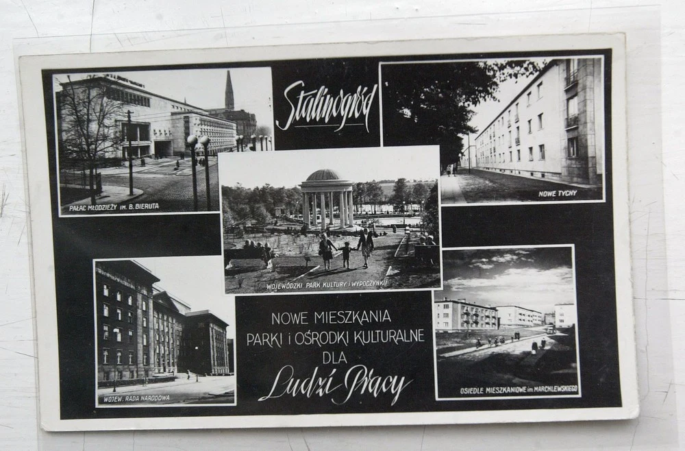 Pocztówka ze Stalinogrodu