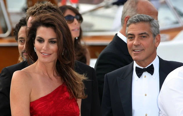 Cindy Crawford i George Clooney