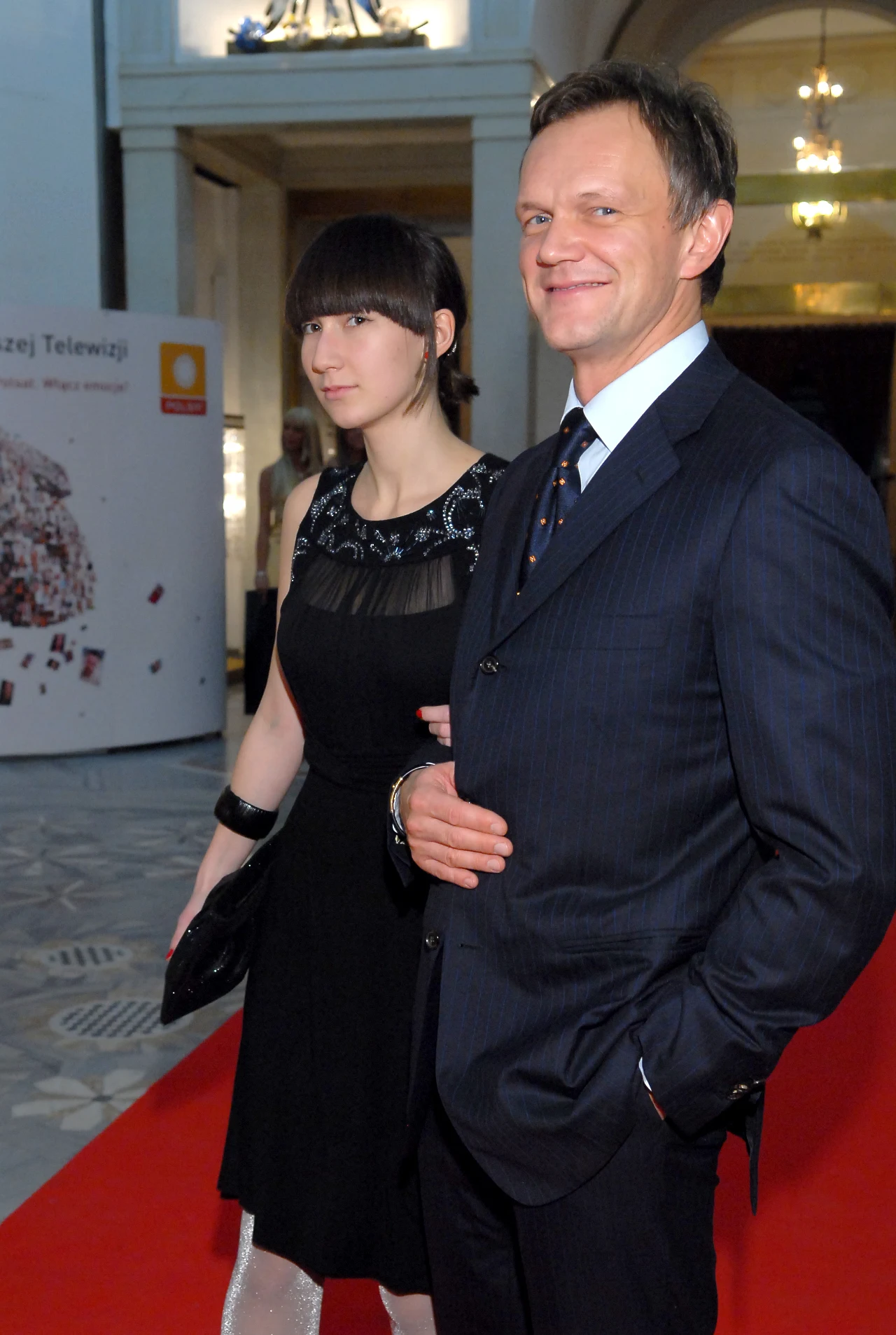 Cezary Pazura z córką, 2008 rok Cezary Pazura z córką, 2008 rok