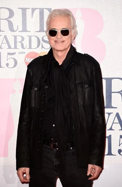 Jimmy Page na Brit Awards 2015 (fot. Ian Gavan)