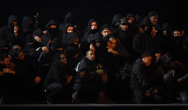 Kanye West na Brit Awards 2015 (fot. Gareth Cattermole)