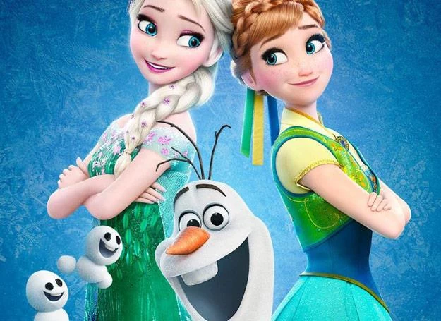 Plakat promujący "Frozen Fever"