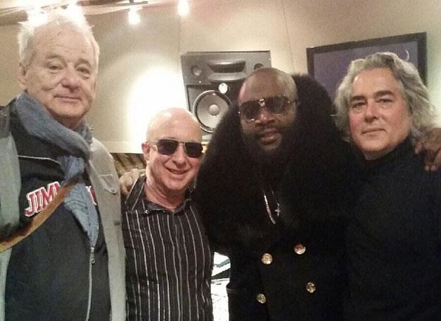 Bill Murray i Rick Ross w studiu - fot. Instagram