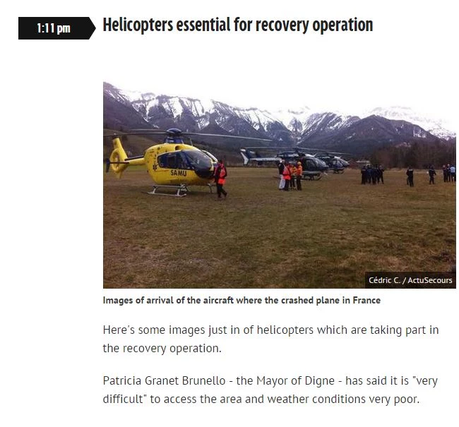Helikoptery przed wylotem na akcję poszukiwawczą Helikoptery przed wylotem na akcję poszukiwawczą