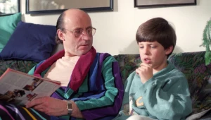 Mikołaj Radwan i Piotr Fronczewski w serialu "Tata, a Marcin powiedział"