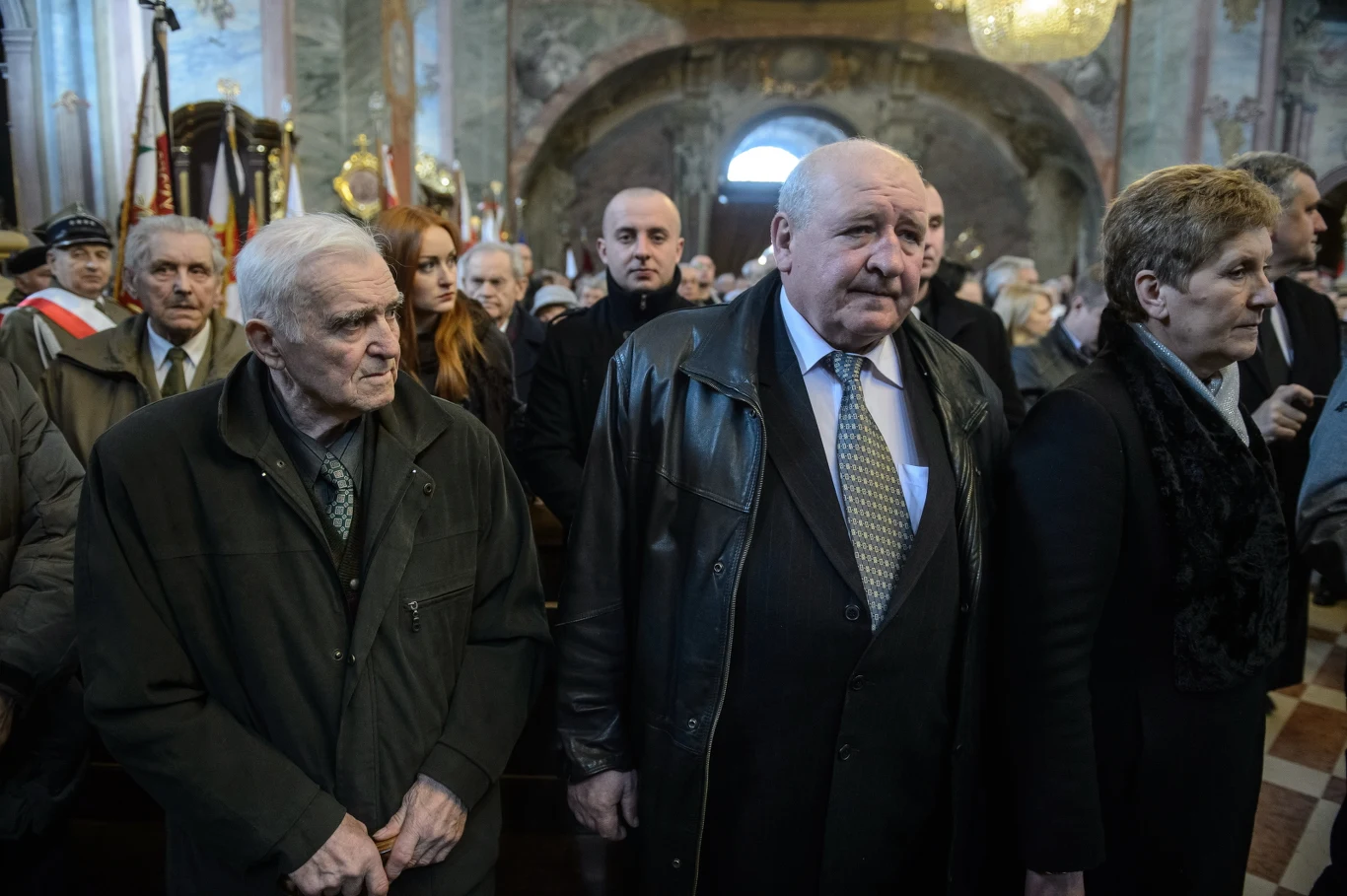Syn Józefa Franczaka, Marek Franczak podczas mszy świętej w Archikatedrze Lubelskiej