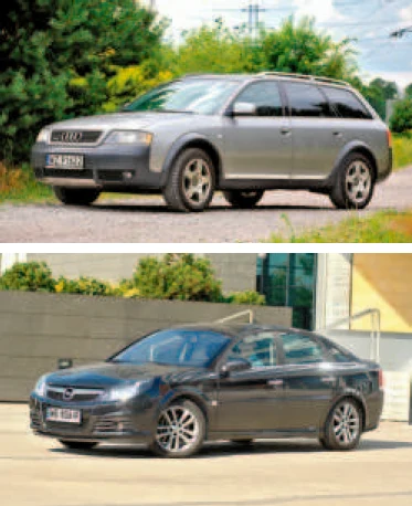 Audi A6 Allroad i Opel Vectra C potrafią być bardzo drogie w utrzymaniu