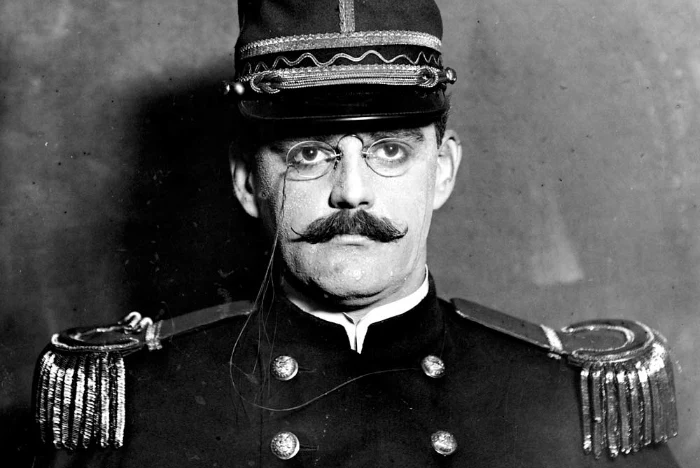 Alfred Dreyfus - bohater afery - w roku 1910