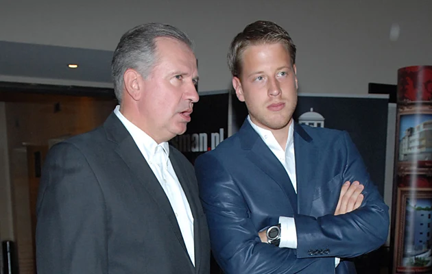 Tomasz Stockinger kibicuje synowi Tomasz Stockinger kibicuje synowi