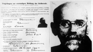 Ankieta personalna Janusza Korczaka i jego ostatni portret