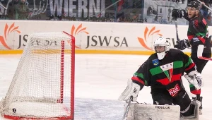 Bramkarz GKS-u Tychy Sztefan Żigardy bronił bardzo dobrze, ale sam meczu nie mógł wygrać