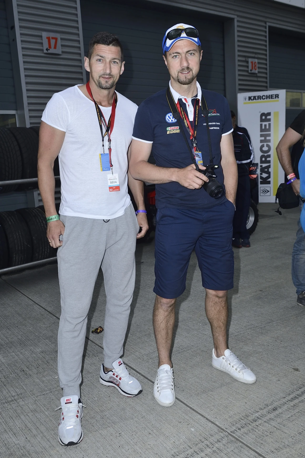 Jerzy Dudek z bratem Darkiem Jerzy Dudek z bratem Darkiem